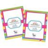 Barker Creek Happy Bright Stripe Computer Paper, 100 sheets/Package 3625